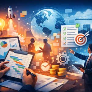 Curso Gestión de Proyectos desde Cero con PMBOK 8 con gráficos, cronograma, checklist, indicadores, planificación, control y seguimiento de proyectos